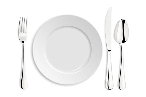 Plate with spoon, knife and fork. | Plates, Knife and fork, Spoon knife