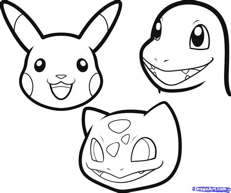 How To Draw Pokemon All Characters - Pokemon Drawing Easy