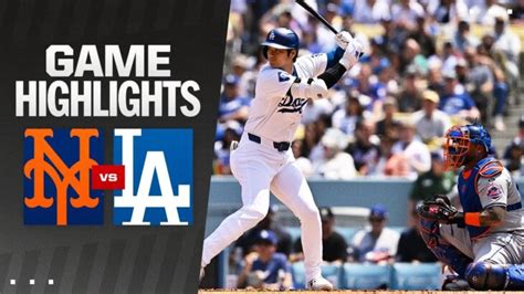 Mets vs. Dodgers Game Highlights (4/20/24) | MLB Highlights - shohei ...