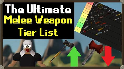 Osrs weapon tier list