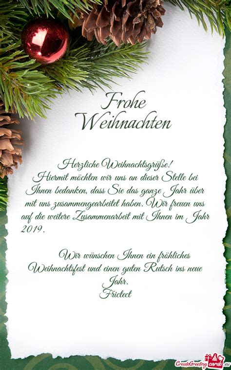 Herzliche Weihnachtsgrüße - Kostenlose Karten