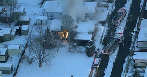 Fire Destroys Home In Lafayette - CBS Colorado