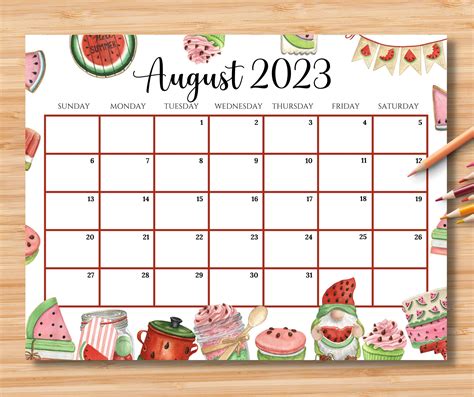 August 2023 Calendar For Kids - Get Calender 2023 Update