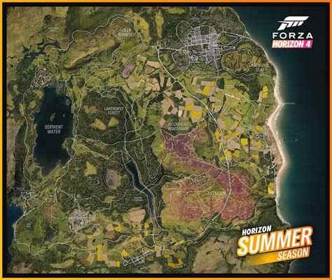 Forza Horizon 4 Map