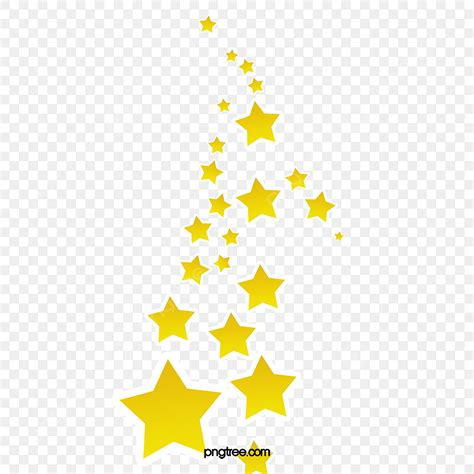 Yellow Floating Stars, Yellow, Float, Stars PNG Transparent Clipart ...