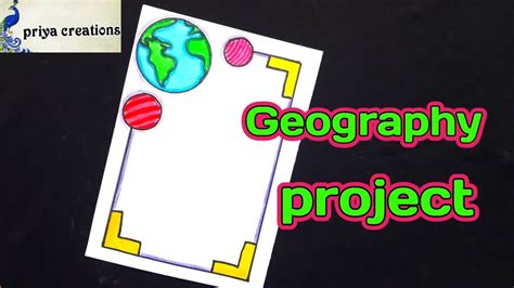 Geography Project Border Designs /Geography Project Cover Page Ideas - YouTube