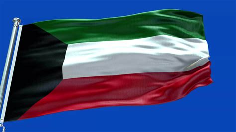 Kuwait National Flag 26567380 Stock Video at Vecteezy