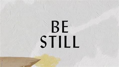 Be Still Lyric Video - Hillsong Worship - YouTube