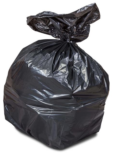 32 Gal Black Garbage Bags - Dependable Plastic