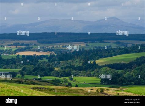 Landscape in the Scottish Lowlands Scotland UK Stock Photo - Alamy