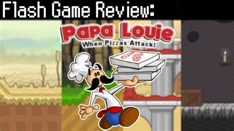 Papa Louie: When Pizzas Attack! - Flash Game Review - YouTube