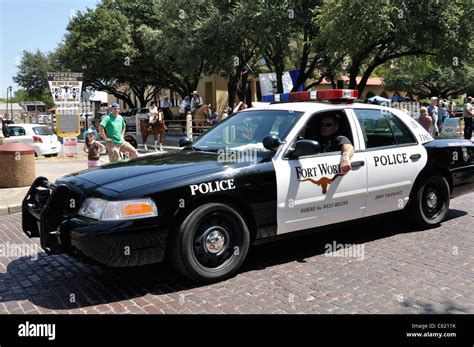 Police car, Fort Worth, Texas, USA Stock Photo - Alamy