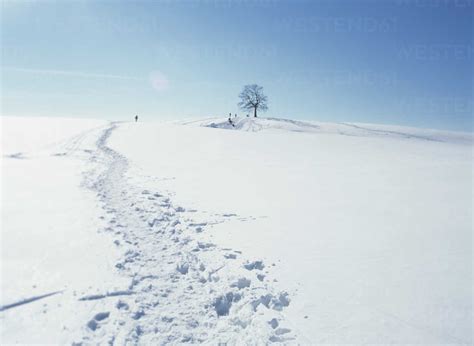 Germany, winter landscape stock photo