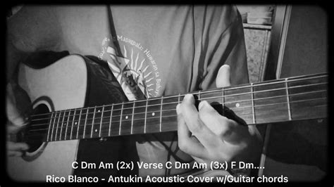 Antukin Rico Blanco Acoustic Cover w/Guitar Chords - YouTube