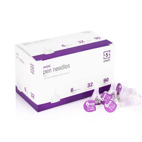 Buy SIMPLI Insulin Pen Needles for at-Home Insulin Injections ...