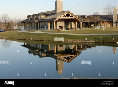 Visitor Center at Cox Arboretum Stock Photo - Alamy