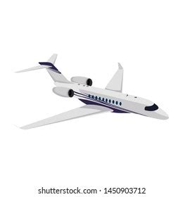 Airplane Side View Vector Illustration Stock Vector (Royalty Free ...