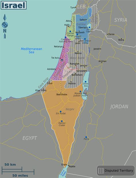 File:Israel map.png - Wikitravel Shared