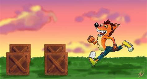 Crash Bandicoot fan art by Reynamations on Newgrounds