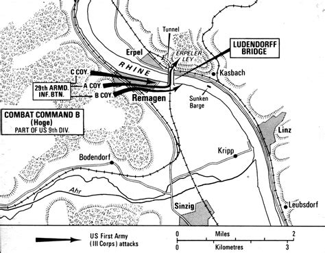 American Capture Bridge at Remagen, Mar. 7, 1945