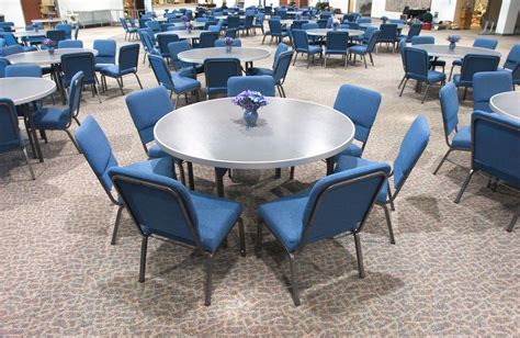 Fellowship Hall Set for Dining | Church Chairs Installations Photos | Pinterest | Churches and ...