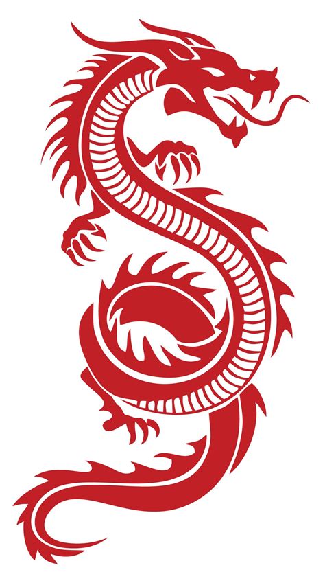 Red Dragon Tattoo Design