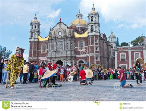 Festival of the Virgin of Guadalupe in Mexico City Editorial Stock Image - Image of america ...