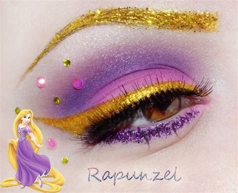 Disney's Rapunzel Inspired Eye Makeup! | Estética | Pinterest