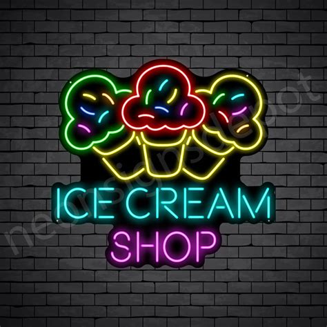 Ice Cream Shop Neon Sign - Neon Signs Depot