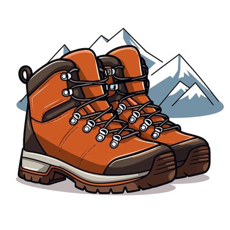 Premium Vector | Boots image hiking boots image isolated vector illustration