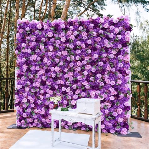 Purple Flower Wall Rental | Marquee Decor Rental