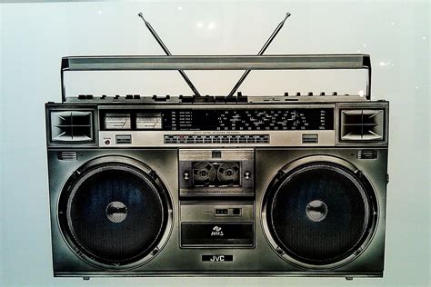 80s Boombox Art