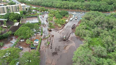 Maui Storm Damage 12-6-2021 S.Kihei Rd. DJI Air 2s - YouTube