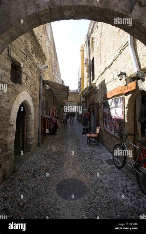 Rhodes old town Stock Photo - Alamy