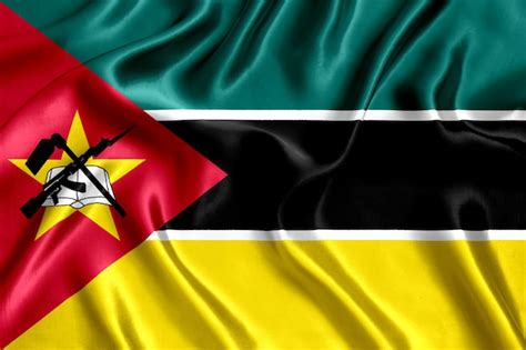 Bandeira de moçambique é seda | Foto Premium