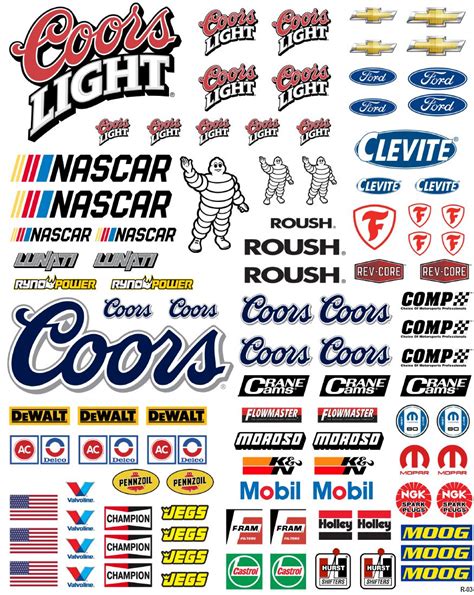 RC Racing-03 Decal Set for 1:8/1:10/1:12 Scale Vehicles – ARC-tec Shop