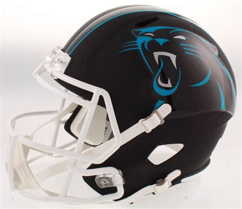 Luke Kuechly Signed Carolina Panthers Full-Size Matte Black Speed ...