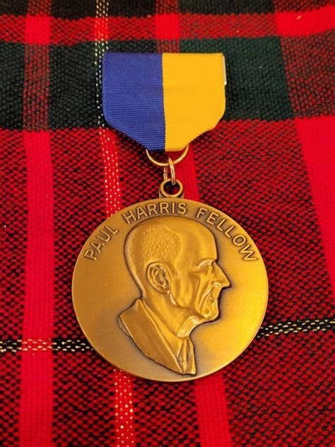 Medal Rotary International Paul Harris Fellow Founder… - Gem