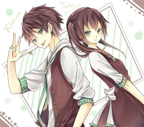 53 best images about Anime Group Pictures on Pinterest | Twin, Anime siblings and March hare