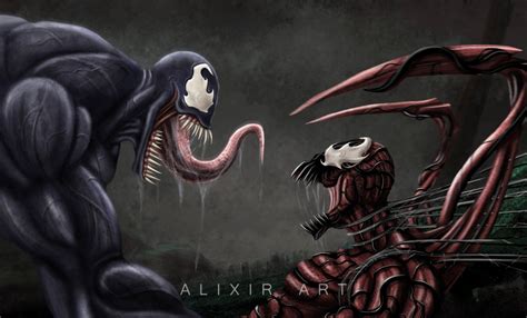 Venom vs Carnage by alixir-art on DeviantArt