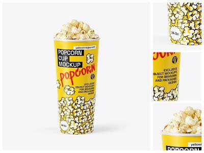 Popcorn Bucket Mockup designs, themes, templates and downloadable ...