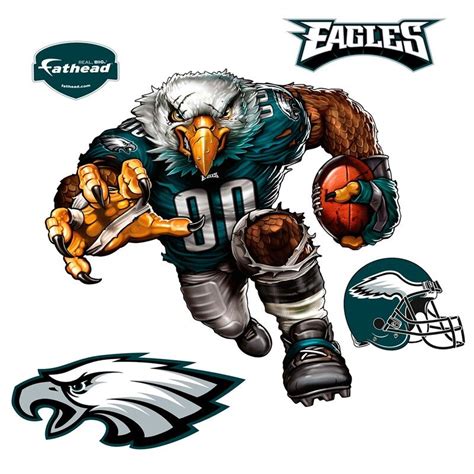 Philadelphia Eagles Fathead Extreme Eagle 5-Pack Removable Wall Decal | Philadelphia eagles ...