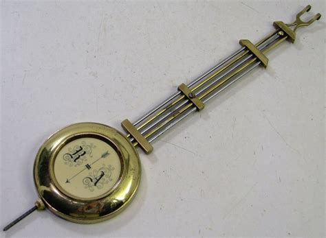 ANTIQUE BRASS RA GERMAN REGULATOR WALL CLOCK PENDULUM PARTS REPAIR ...