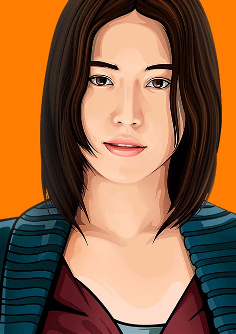 20 Beautiful Vexel Art Portraits - Vector Portrait illustrations