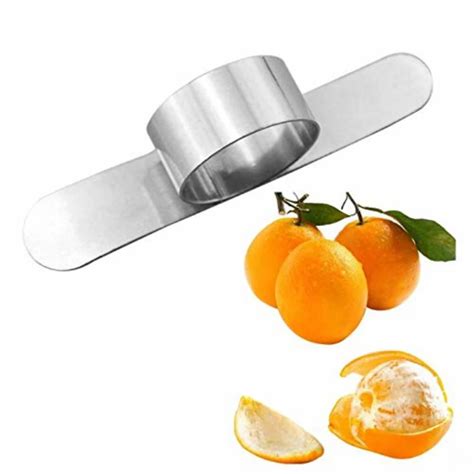 1 pc Orange Peeler Tool Stainless Steel Easy Open Orange Lemon Parer Peeler Fruit Vegetable ...