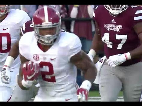 Derrick Henry highlights vs Mississippi State 2015 Alabama football ...