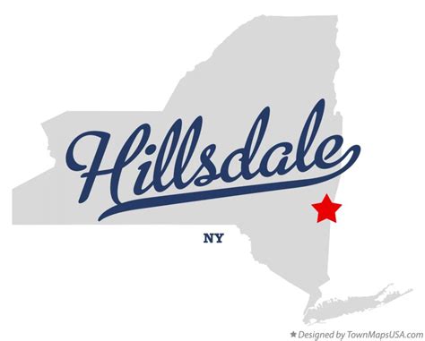 Map of Hillsdale, NY, New York