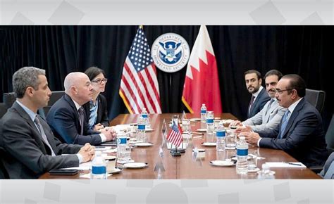 Interior Minister meets with US Secretary of Homeland Security