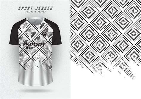 Background mockup for sports jersey, jersey, running shirt, square pattern. 8956640 Vector Art ...