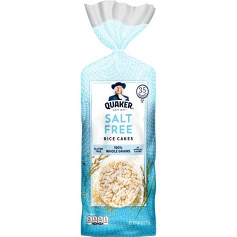 Quaker® Plain Unsalted Salt Free Rice Cakes Snacks, 4.47 oz - Harris Teeter